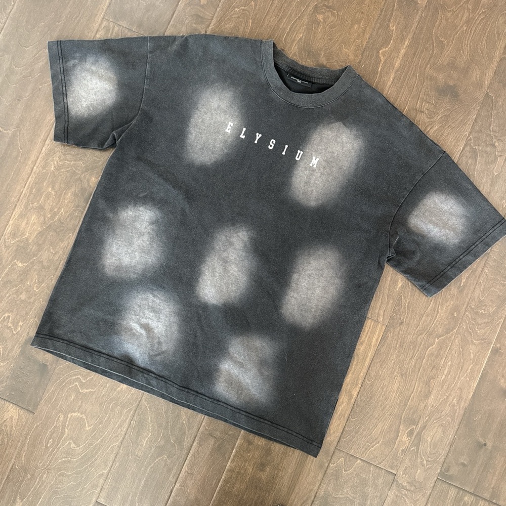 ELYSIUM ATHLETIC Multi Logo Sunfaded Oversized Graphic Tee